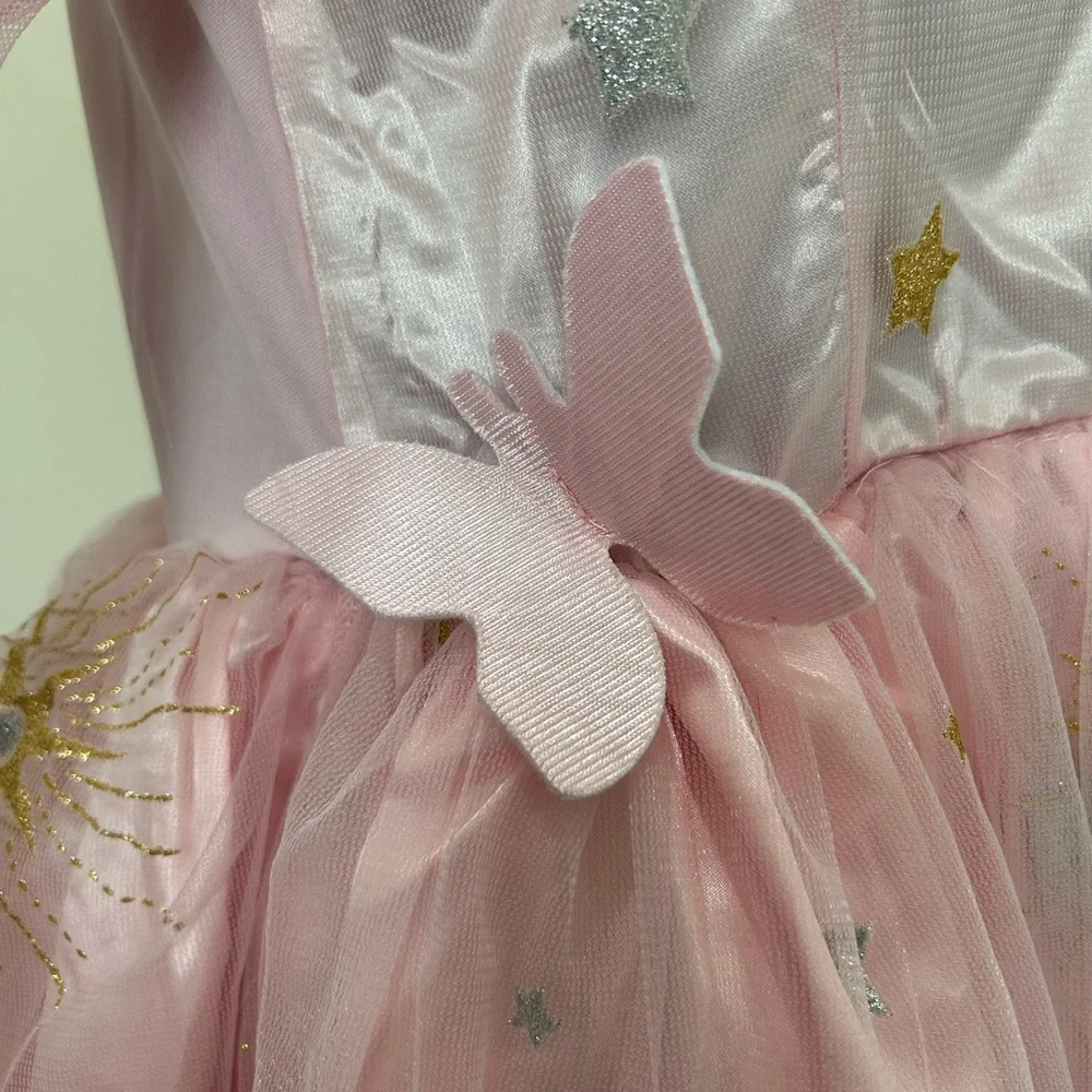 Wizard of Oz Glinda The Good Witch Pink Princess Costume for Kids, Size XL